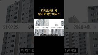 경기도 용인시 아파트 폭락...폭락한 아파트 부동산 아파트