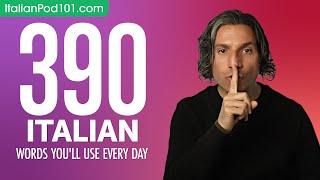 390 Italian Words You'll Use Every Day - Basic Vocabulary #79