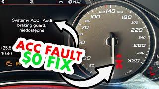 Fix Audi ACC & Brake Guard faults for free!