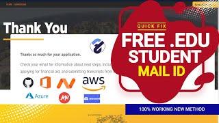 How to get FREE Edu Email | Create Free Education Email 100% Working | GitHub Student Developer Pack