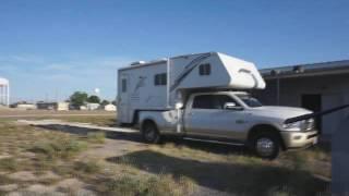 Really?  No Trees! - RVing in the Truck Camper | Frugal RV Gal