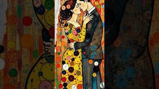 The Kiss — Gustav Klimt Title The Golden Embrace