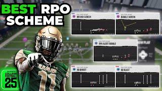 Best RPO Scheme On College Football 25!| Destroy EVERY Meta Defense! | Full Breakdown |