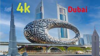 Dubai 4k Video | Burj Khalifa | museum of the future | Emirates Tower