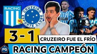 RACING 3 CRUZEIRO 1FINAL COPA SUDAMERICANA 2024RACING CAMPEÓNCRUZEIRO DECEPCIONANTE