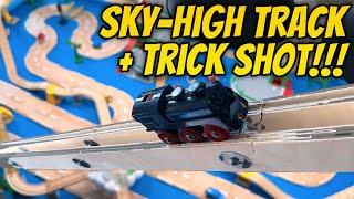 Sky-High BRIO Track with Epic Trick Shot! ️ #BRIO #TallestTrack