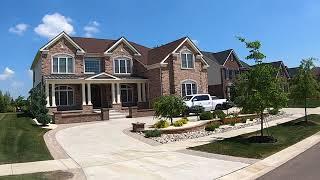 Driving in Canton - Michigan - Ridge Road - Ford - Westridge Estates - Elegant - Beautiful - Homes