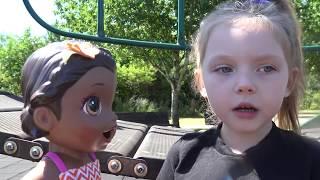 BABY ALIVE gets TAKEN! FUNNY kids SKIT. The Lilly and Mommy Show! The TOYTASTIC Sisters!