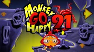 Игра "Счастливая Обезьянка 91" (Monkey GO Happy 91) - прохождение