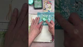 Decorating a junk journal page #shanoukiart #diy #junkjournal #artjournal #art #vintagejournal