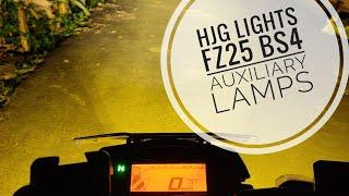 Best Auxiliary Lights on FZ25 BS4 _ HJG FOG lights installed _ Optional Fog lamps