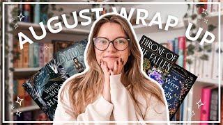 Wrapping Up the Books I Read in August and My Monthly Stats | August Highlights