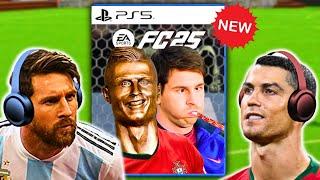 Messi & Ronaldo create FC 25 covers!