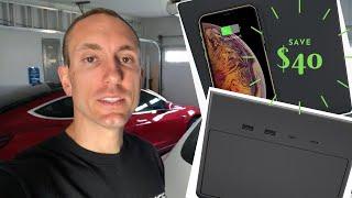 The Best Tesla Wireless Charger & Cord Management System | Jeda USB Hub and Wireless Charger