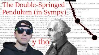 The Double-SPRINGED Pendulum in PYTHON