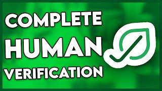 How to Complete Human Verification in Sproutgigs (EXPLAINED)