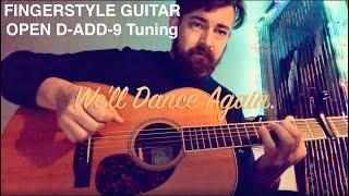 Fingerstyle guitar, open tuning.