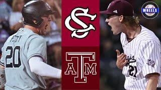 South Carolina vs Texas A&M (Great Game!) | 2025 College Baseball Highlights