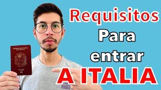 REQUISITOS PARA VIAJAR A ITALIA ENTAR A ITALIA 2022SIN PASAPORTE EUROPEO️|VACUNAS