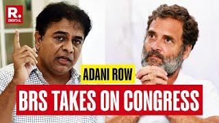 Breaking News: KTR Questions Rahul Gandhi's Sincerity On Gautam Adani Row