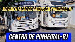 ️[ Centro de Pinheiral ] Movimentação de Ônibus em Pinheiral-RJ