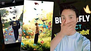 Trending Butterfly Cinematic Reels Editing | Aesthetic Reels Video Edit In Capcut Butterfly effect