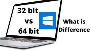 What is Difference between 32bit vs 64 bit Os ? || 32bit vs 64bit windows