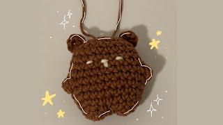 Crochet mini bear  // Брелок мини мишка крючком