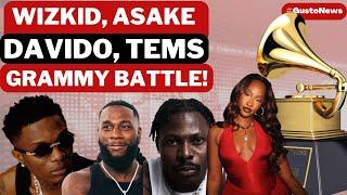 WIZKID, Davido, Burna Boy, Asake, Tems Battle for Grammy Awards 2025