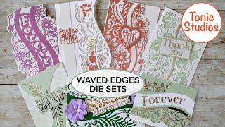 Tonic Studios Waved Edges Dies - Lots of Ideas!!