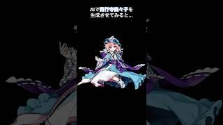 AIで西行寺幽々子を生成してみた。 #西行寺幽々子 #幽々子 #東方project #東方 #東方キャラ #aigenerated #chatgpt