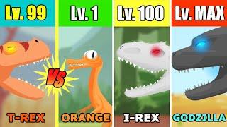 T-Rex vs Monster Dinosaur Battles Level Challenge Rampage | Dino Animation