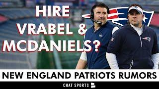 Patriots Coaching SHOCKER: Mike Vrabel and Josh McDaniels in the Mix? Patriots Rumors