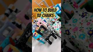 Easy How to Build 3D Chairs out of TP Rolls #art #craft #diy