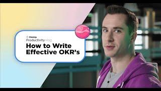 How to Write Effective OKRs with Examples | ClickUp Vlog