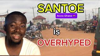 Touring Santoe (Accra) township in a bit || Buying land in Ghana