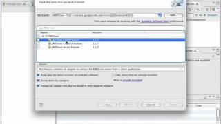 How to install the Emfstore framework