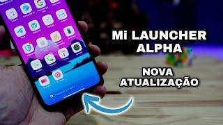 FINALMENTE  - Mi LAUNCHER ALPHA MIUI 12.5 no seu Xiaomi agora 