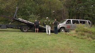 Students injured in van crash near Hazleton