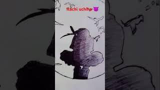 Itachi uchiha moon shadow art