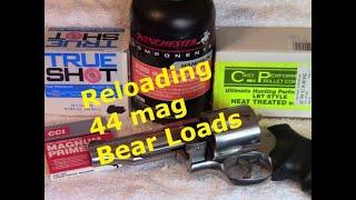 Reloading 44 Magnum Bear Loads