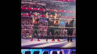 Roman Reigns Double Champion Celebration  #shorts #trending