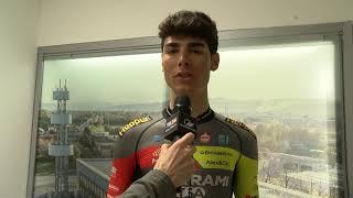 CICLISMO: Rompe il ghiaccio Filippo Baroncini "Sogno l'Under23 azzurra" | VIDEO