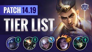 NEW Updated TIER LIST for Patch 14.19 Split 3 | League of Legends