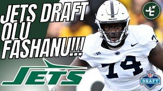 BREAKING: OLU FASHANU DRAFTED BY THE NEW YORK JETS!! | LIVE REACTION | 2024 NFL Draft