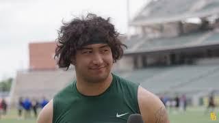 Baylor Football: Treven Ma'ae Media Availability (April 6, 2024)