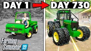 I Spent 2 Years Building Ultimate Farm From Scratch?! Farming Simulator 22