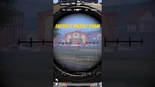 Farthest M4 knock? 395m  #pubgmobile #pubgbattlegroundsmobileindiagameplay #pubgmobileindia #bgmi