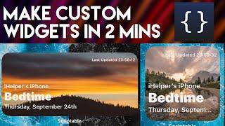 Create Custom Widgets easily using Scriptable | iOS 14 | iHelper