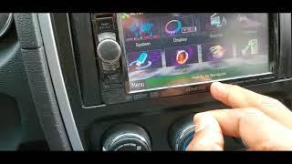 Updating Kenwood car stereo navigation system